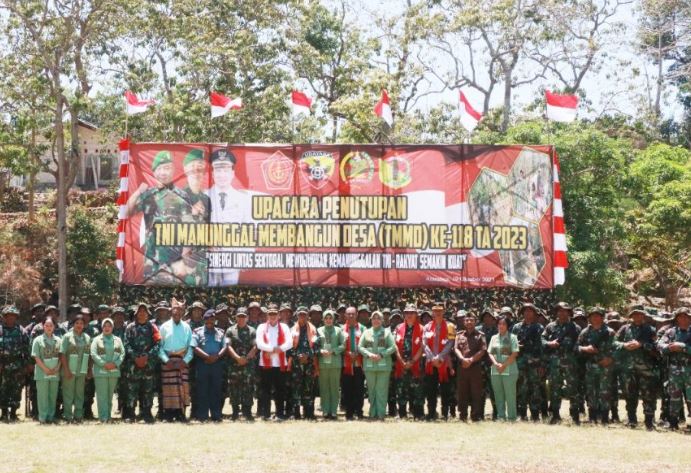 TMMD 2023 di Perbatasan RI-RDTL Sukses Digelar, Bupati Belu; Terimakasih TNI