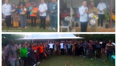 Kunker Bupati ke Tiga Desa di Kecamatan Raihat Bagian 2, Raihat jadi Pusat Kesehatan Setelah Kota Atambua