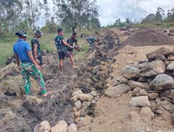 TMMD 121 di Malaka, Kodim Belu Bangun Dua Akses Jalan Strategis