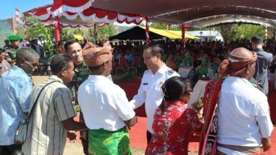 Bupati Belu Dokter Agus Taolin Sebut Kehadiran TNI Sangat Dirasakan Masyarakat Perbatasan RI-RDTL