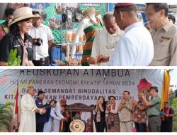 Dekranasda Belu Ikut Pekan Pameran Ekonomi Kreatif, Uskup Atambua Domi Saku Hingga Bupati Beri Apresiasi