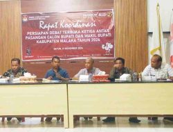 KPU Malaka Gelar Rakor Debat Publik Ketiga Paslon Bupati Dan Wakil Bupati Malaka