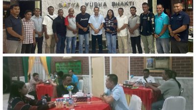 Danyon 744/SYB Buka Puasa Bersama Wartawan Perbatasan RI-RDTL, Bangun Komitmen Berkontribusi untuk Belu